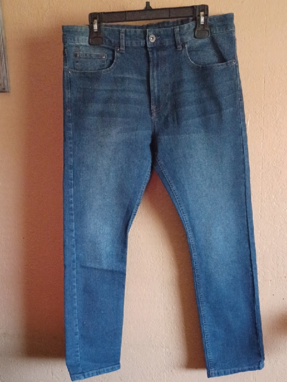 Classic Men's Blue Denim Jeans